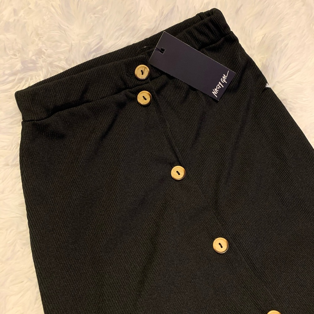 Black midi skirt from nasty gal